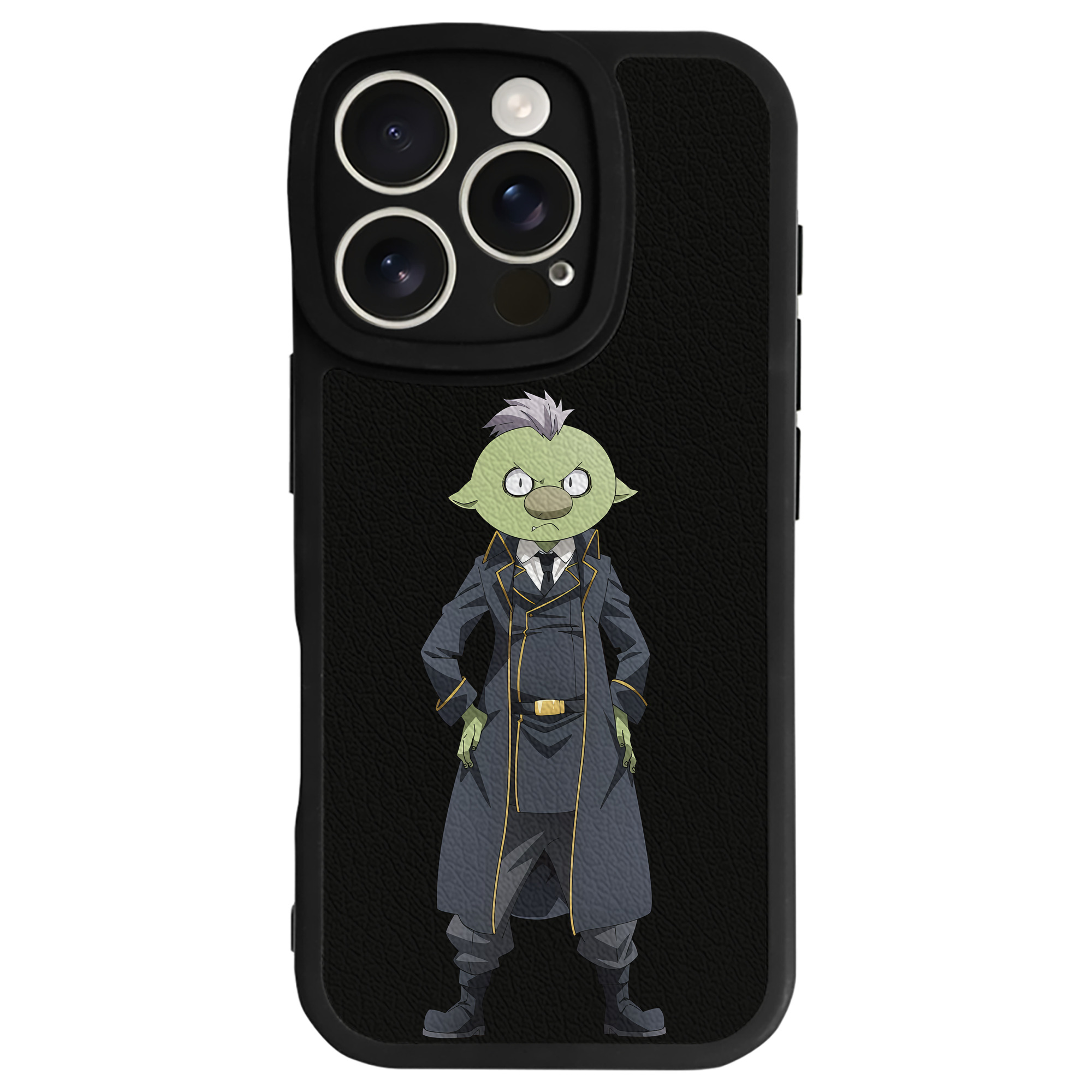 （画像用） 転スラ Regarding Reincarnated to Slime 【iPhone 16シリーズ対応】シリコンスマホケース（レザー調） 材質：シリコン